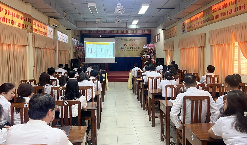 Bưu điện tỉnh Cà Mau quyết tâm hoàn thành 100% kế hoạch năm 2024