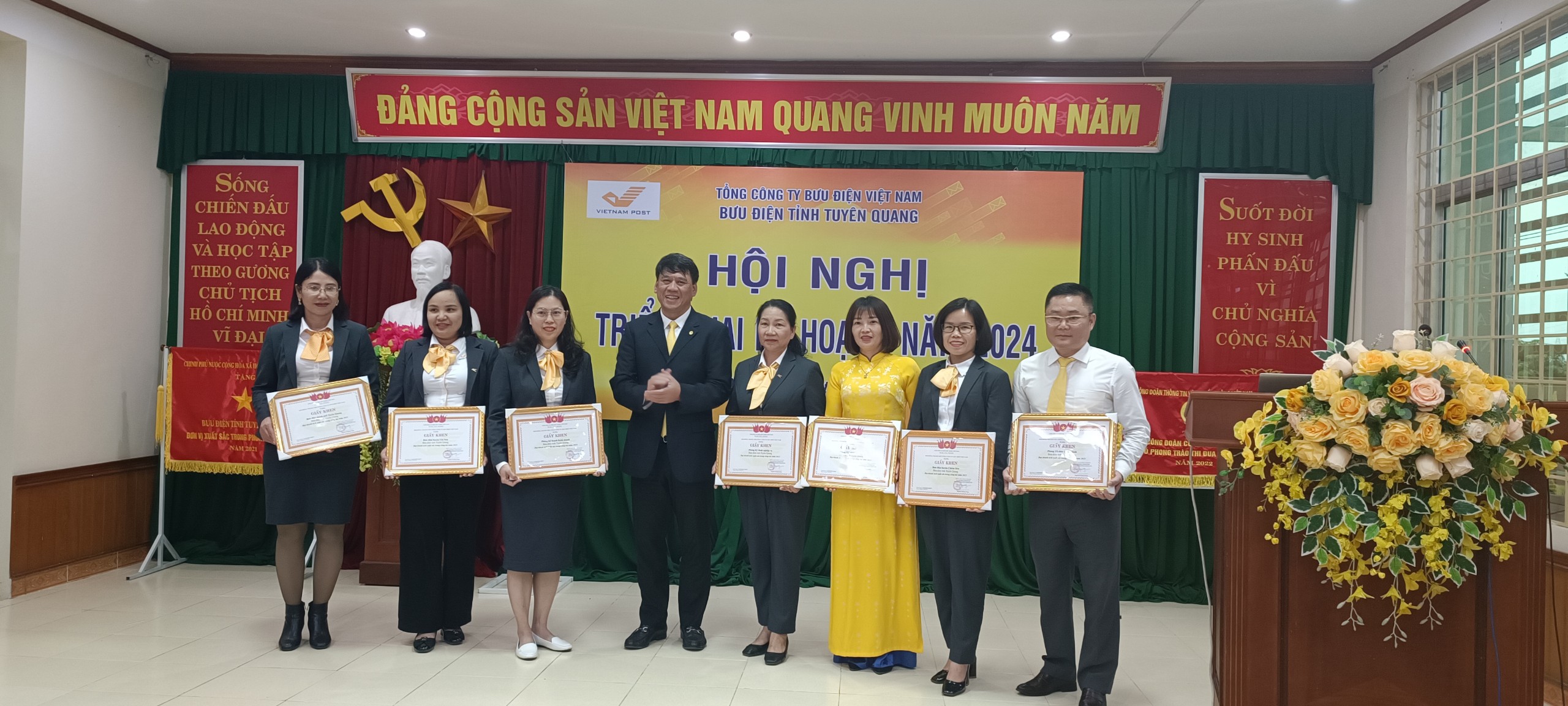 Bưu điện tỉnh Tuyên Quang đặt mục tiêu doanh thu tăng trưởng 22% trong năm 2024