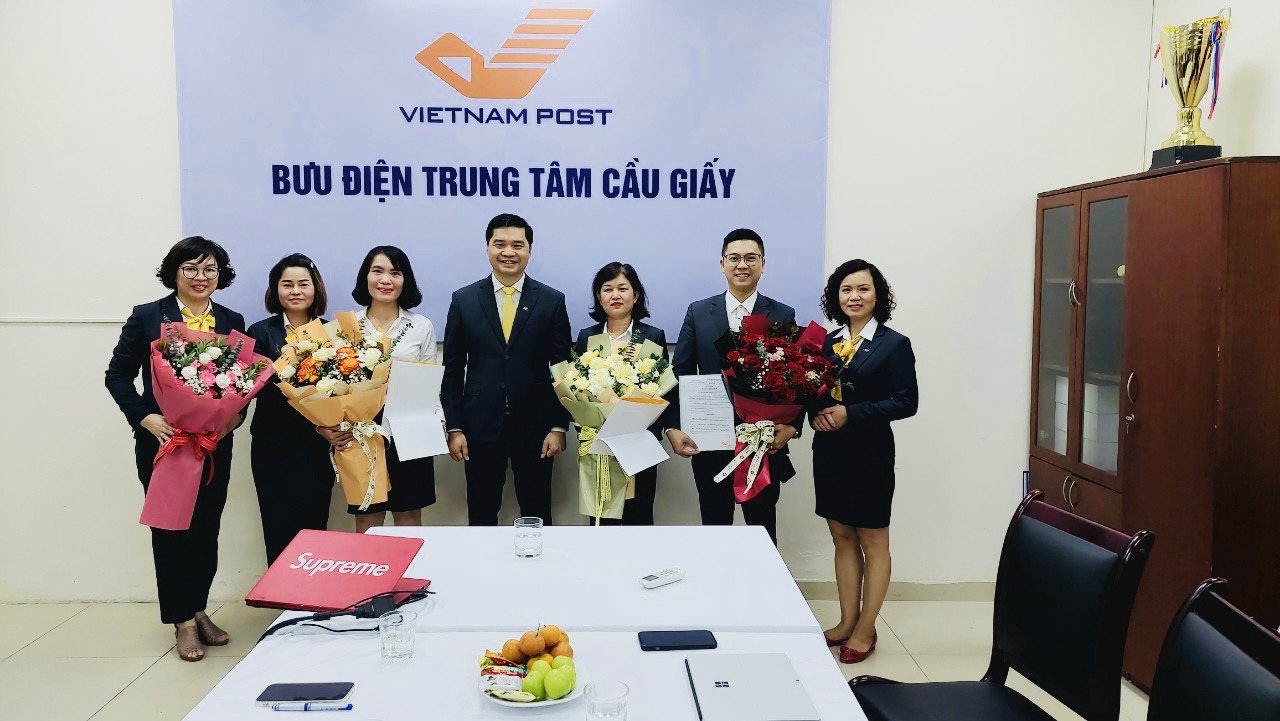 Bưu điện Trung tâm Cầu Giấy kiện toàn bộ máy hoạt động