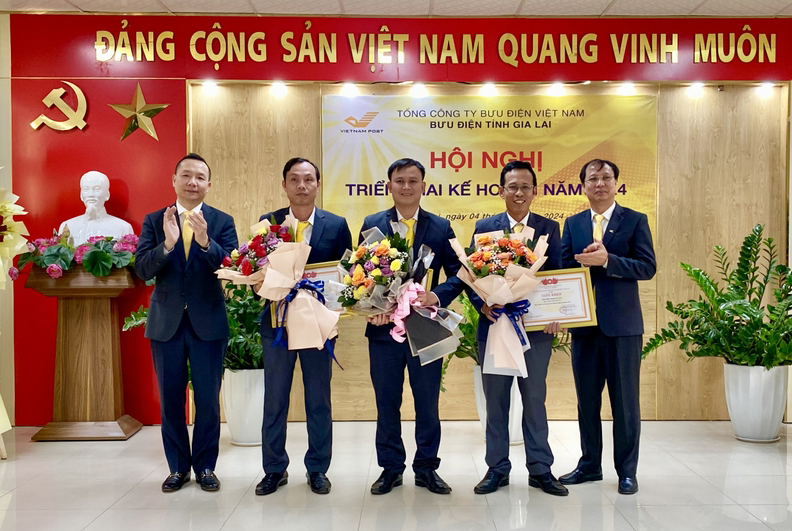 Bưu điện tỉnh Gia Lai phấn đấu tổng doanh thu năm 2024 đạt 218 tỷ đồng