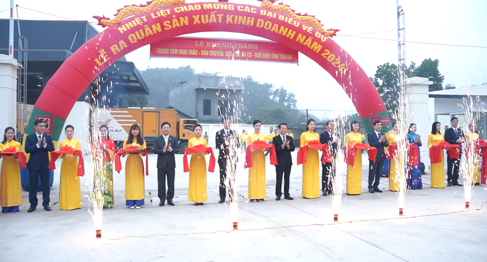 Bưu điện tỉnh Yên Bái khánh thành Trung tâm Khai thác vận chuyển và Bưu cục Âu Cơ