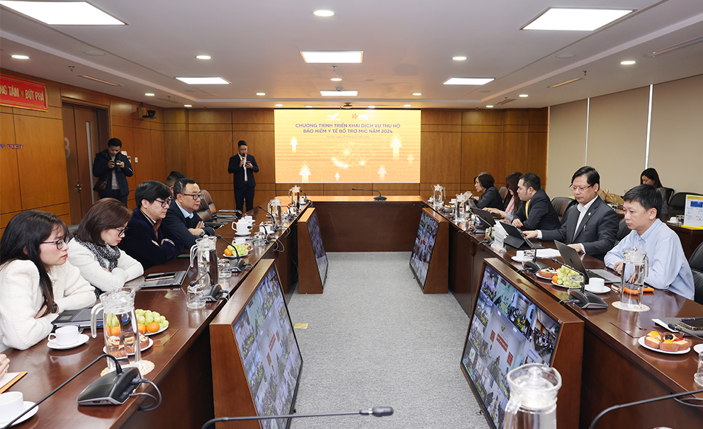 Triển khai Dịch vụ thu hộ Bảo hiểm y tế bổ trợ năm 2024