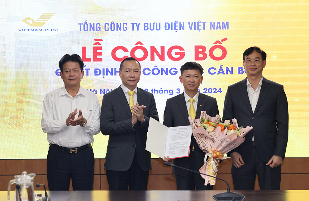 Bưu điện Việt Nam bổ nhiệm Phó Giám đốc Trung tâm Dịch vụ khách hàng