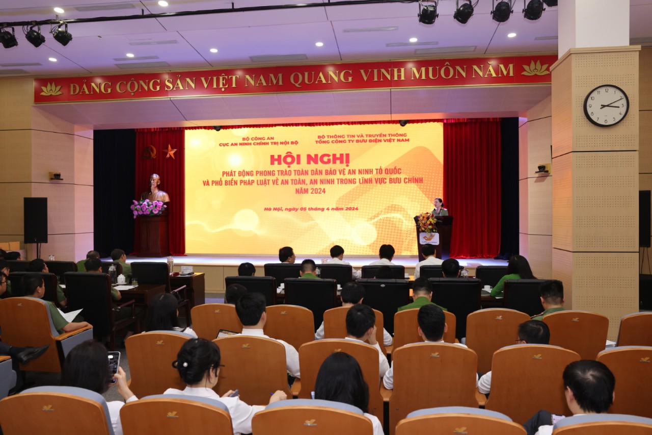 Bưu điện Việt Nam phát động phong trào toàn dân bảo vệ an ninh tổ quốc năm 2024