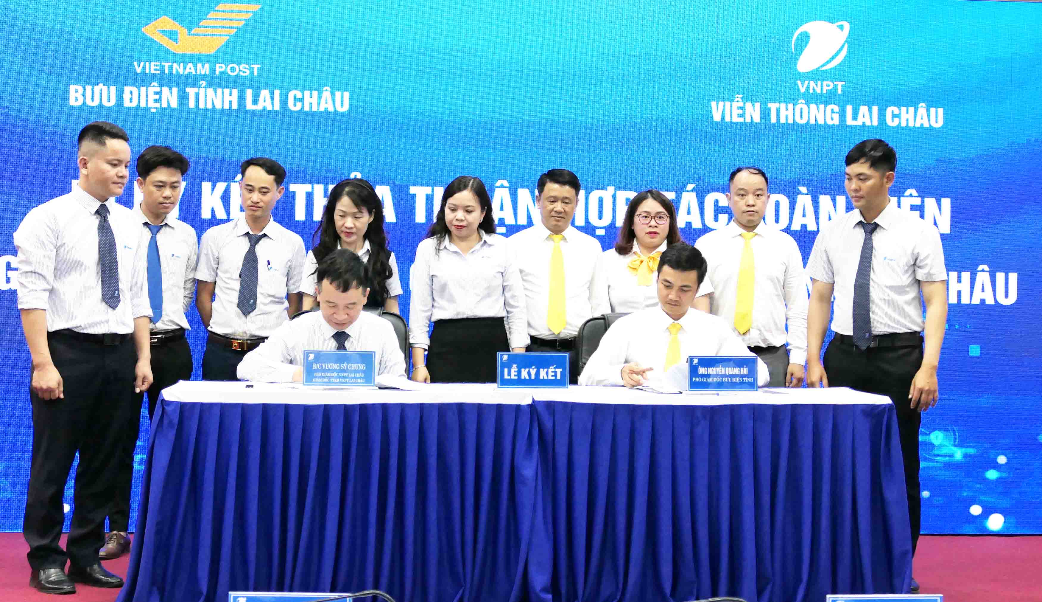 Ký kết thỏa thuận hợp tác toàn diện giữa Viễn thông Lai Châu và Bưu điện tỉnh